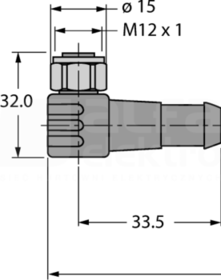 WKCV-FBY48BU-10M/5D Kabel do sieci FIELDBUS 4-polowy