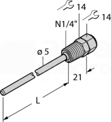 THW-3-N1/4-A4-L150 Akcesoria - gniazda termiczne