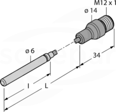 TP-306A-CF-H1141-L5000 Sonda pomiarowa