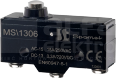 MS/1306 Łącznik miniaturowy popychacz prosty krótki