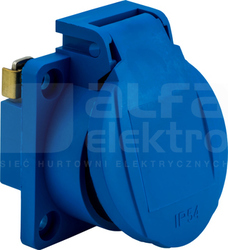 VGT 201-06 2P+Z 16A IP54 niebieskie Gniazdo tablicowe