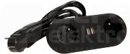 OR-AE-13133/B 2x2P+Z 2xUSB 1,4m czarny Przedłużacz biurkowy