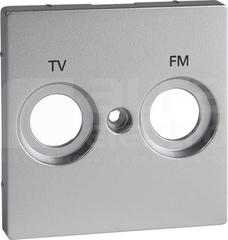 MERTEN DESIGN biały Płytka centralna gn.FM/TV