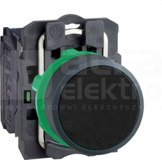 XB5AA21*N/O,CZARNY,GUZIK KRY PRZYCISK Z SAMO.POWROTEM