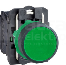 XB5AA31*N/O,ZIELONY,GUZIK KR PRZYCISK Z SAMO.POWROTEM