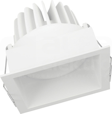 SPOT SQUARE DK ADJ 8W/3000K 650lm biały Downlight LED dostropowy