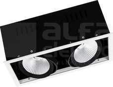 SPOT MULTI 2x30W/3000K 2 x 2700lm Downlight LED dostropowy