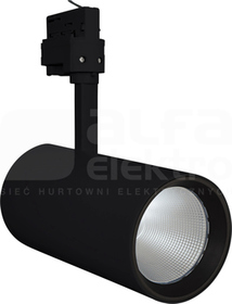 TRACK SPOT D95 55W/3000K 4000lm czarny Projektor LED na szynę