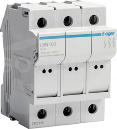 LSN403 3P 25A 400V Podstawa bezpiecznikowa