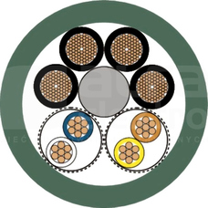 ETHERLINE H 2x2xAWG22+4x1,5 BUS kat.5 Przewód teleinformatyczny
