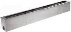 GROUNDLINE AS LED 636 DMX 35W RGB IP67 czarny Oprawa LED dogruntowa 40x15D