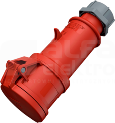 PROTOP 32A/4P 6h 400V IP44 Gniazdo przenośne 1-częściowe z zaciskami śrub.