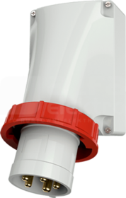 125A/5P 6h 400V IP67 Wtyczka natynkowa odbiornikowa z zaciskami śrub.