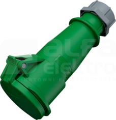 AM-TOP 32A/4P 10h 50-500V IP44 Gniazdo przenośne 1-częściowe z zaciskami śrub.
