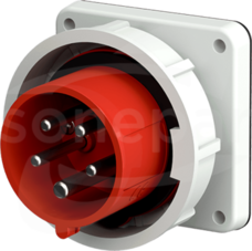 32A 5p 6h 400V IP67 Gniazdo tablicowe