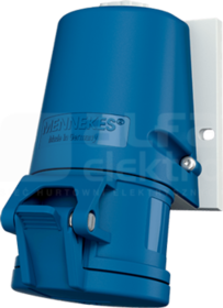 16A/3P 6h 230V IP44 Gniazdo natynkowe 1-częściowe