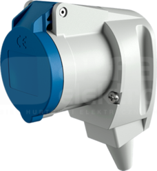 16A/3P 230V IP44 Gniazdo tablicowe skośne