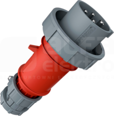 POWERTOP 16A/4P 6h 400V IP67 Wtyczka 1-częściowa z zaciskami śrubowymi nikiel