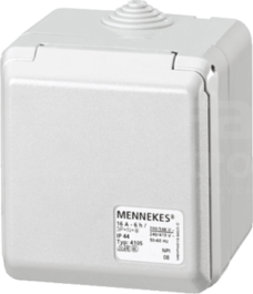 CEPEX 16A/2P+E IP44 Gniazdo natynkowe