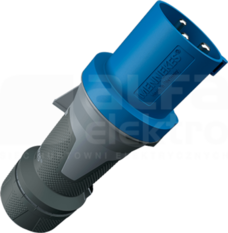 POWERTOP XTRA 63A/3P 6h 230V IP44 Wtyczka z zaciskami śrubowymi nikiel
