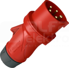 POWERTOP XTRA 16A 5P 400V IP44 Wtyczka z zaciskami klatkowymi nikiel