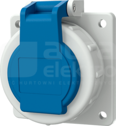 16A 230V IP68 Gniazdo tablicowe proste