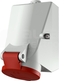 16A/5P 6h 400V IP44 Gniazdo natynkowe 2-częściowe z zaciskami śrub.