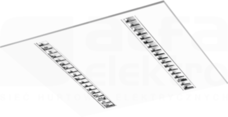 Parabolic LED Premium 22W 4000K 3210lm biały Oprawa LED 600x600