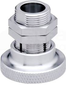 FIXING/M12/BASIC/MS/END STOP Tuleja montażowa