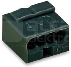 243-214 (4x0,6-0,8mm) ciemnoszary ZŁĄCZKA INSTALACYJNA MIKRO