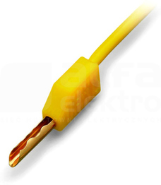 210-137 (dł.0,5mb)żółty Wtyk pomiarowy
