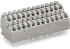 250-702/000-006 1,5mm2 niebieski Listwa zaciskowa 2-tor