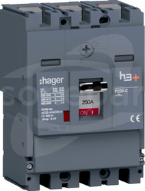 MCCB P250 3P 250A h3+ Rozłącznik mocy