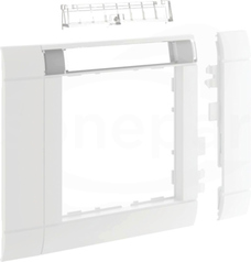80mm 1-krotna 55x55mm pole opisowe PC-ABS bezhalog Maskownica