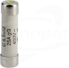 8,5x32 gG 400V 25AAC Bezpiecznik C zwłoczny