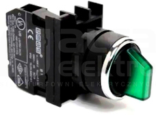 B100SL20Y 1NO 0-1 100-250V ziel Przycisk pokrętny podśw.stabilny