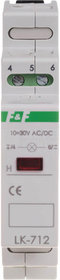 LK-712G 30-130V 1xLED ziel LAMPKA KONTROLI ZASILANIA
