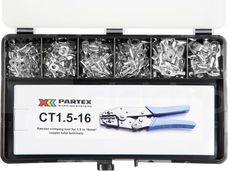 KIT-COL1 1,5-16mm2 Zestaw miedzianych końcówek oczk.z praską CT1.5-16