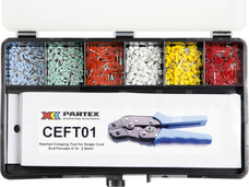 KIT-CEF01G 0,25-1,5mm2 standard G Zestaw izolowanych końcówek tulejk.z praską CEFT01