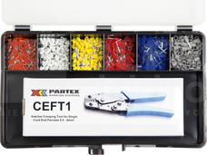 KIT-EQCEF1G 0,5-4mm2 standard G Zestaw izolowanych końc.tulejk.z praską EQCEFT1