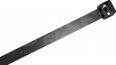 PKB 370x4,8mm czarny (100szt) Opaska zaciskowa