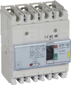 DPX3-160 4P 100A 16kA Wyłącznik mocy z wyzwalaczem termomagnetycznym