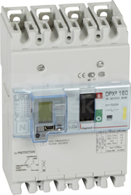 DPX3-160 4P 125A 16kA Wyłącznik mocy z wyzwalaczem termomagnet+zabezp