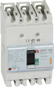 DPX3-160 3P 16A 25kA Wyłącznik mocy z wyzwalaczem termomagnetycznym