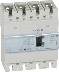 DPX3-250 4P 200A 25kA Wyłącznik mocy z wyzwalaczem termomagnetycznym