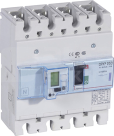 DPX3-250 4P 250A 50kA Wyłącznik mocy z wyzwalaczem elektron+pomiar
