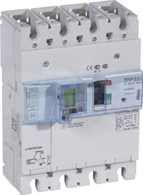DPX3-250 4P 250A 50kA Wyłącznik mocy z wyzwalaczem elektron+pomiar+zabez