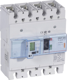 DPX3-250 4P 160A 25kA Wyłącznik mocy z wyzwalaczem elektronicznym