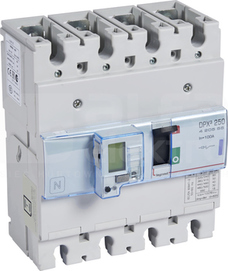 DPX3-250 4P 100A 50kA Wyłącznik mocy z wyzwalaczem elektronicznym
