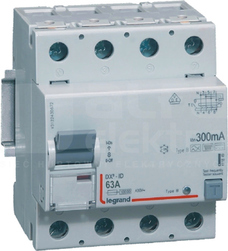 P304 DX3 63A 300mA 4P B Wyłącznik różnicowoprądowy